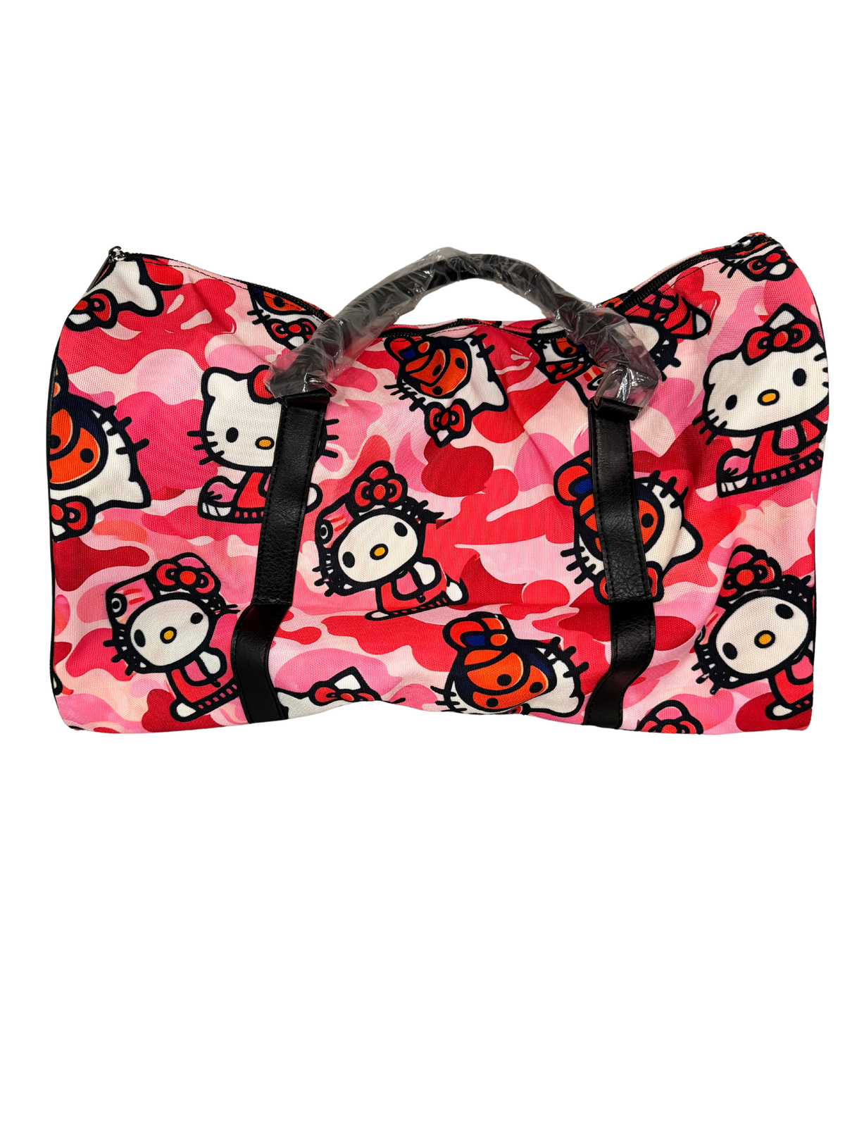 Pink Hello Kitty Bape Duffel Carry